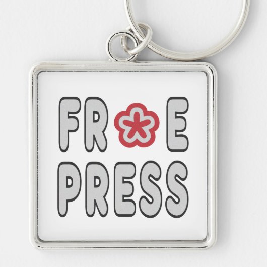 Gratis pers sleutelhanger (Voorkant)
