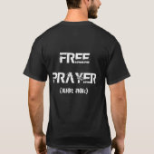 GRATIS PRAYER - zwart T-shirt (Achterkant)