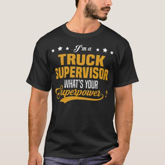 Gratis puls van Truck Supervisor freestyle T-shirt (Voorkant)