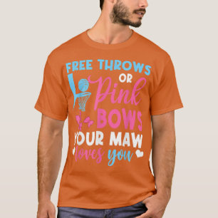 Gratis rijen of roze bogen maken je gek op je seks t-shirt