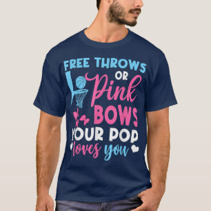 Gratis rijen of roze bogen Pop houdt van je seksre T-shirt