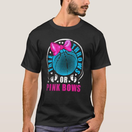 Gratis rijen of roze bogen t-shirt (Voorkant)
