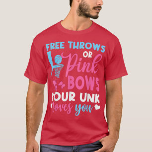 Gratis rijen of roze bogen Unk houden van je seksb T-shirt