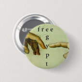 gratis ronde button 5,7 cm (Voorkant /achterkant)