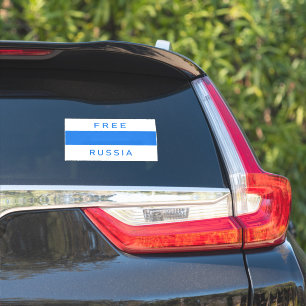 Gratis Rusland nieuwe vlag Sticker