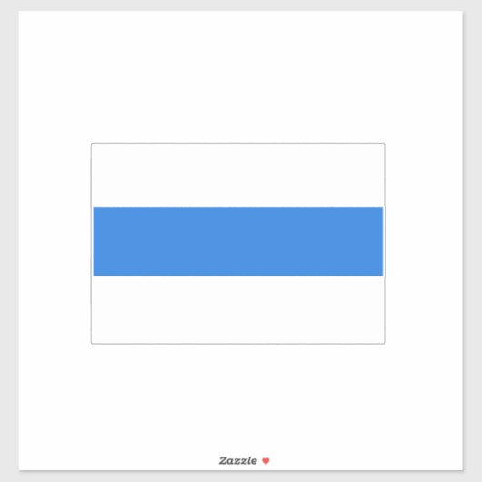 Gratis Rusland nieuwe vlag Sticker (Vel)