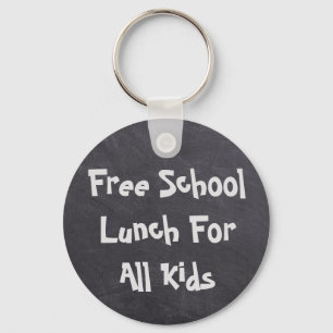 Gratis schoollunch voor alle Kinderen Sleutelhanger
