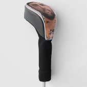 Gratis Scottie Golf Driver Head Hoesje Golfheadcover (Schuin)