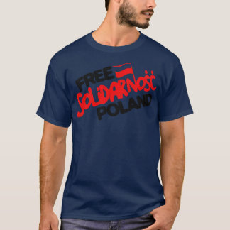 Gratis Solidarnosc Polen T-shirt