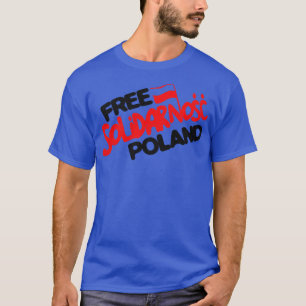 Gratis Solidarnosc Polen T-shirt