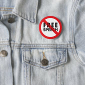 GRATIS SPEECH-toets Ronde Button 5,7 Cm (In situ)