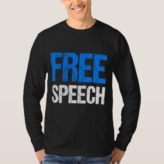 Gratis spraak t-shirt (Voorkant)