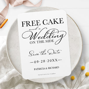 Gratis taart en een trouwfeest als extra Save The  Magneet