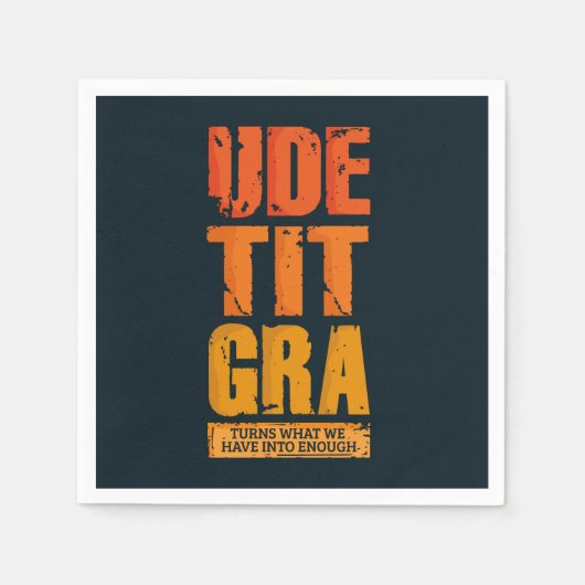 Gratis Thanksgiving reeks - Meer informatie Servet (Voorkant)