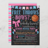 Gratis Throws of Bows Gender Reopenbaart uitnodigi Kaart (Voorkant / Achterkant)