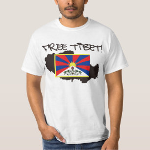GRATIS TIBET! BESPAAR TIBET! T-SHIRT