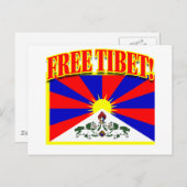 GRATIS TIBET BRIEFKAART (Voorkant / Achterkant)