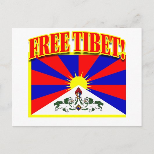 GRATIS TIBET BRIEFKAART (Voorkant)