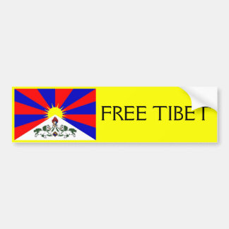 GRATIS TIBET-Bumpersticker Bumpersticker