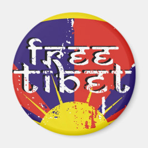 GRATIS TIBET T-SHIRTS & SPULLEN MAGNEET