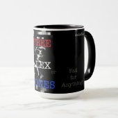 Gratis toespraak - Gratis Alex Jones 15oz Mok (Voorkant rechts)