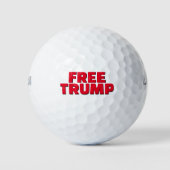 Gratis Trump Funny Golfballen (Voorkant)