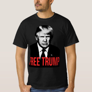 Gratis Trump Mugshot Foto Afbeelding Donald Trump T-shirt