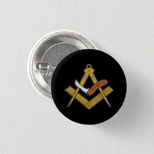 Gratis tuiniers pin ronde button 3,2 cm (Voorkant /achterkant)