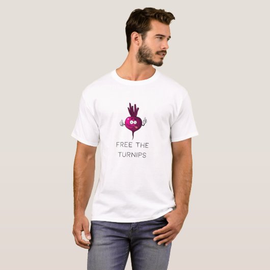 Gratis Turnips - Kinky - Funny Turnip T-Shirt (Voorkant volledig)