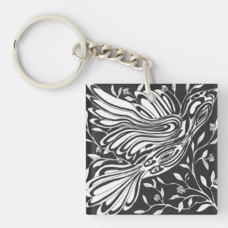 Gratis vogelvlucht door Rozen en doornen Sleutelhanger