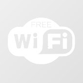 Gratis Wi-fi Raamsticker (Vel)
