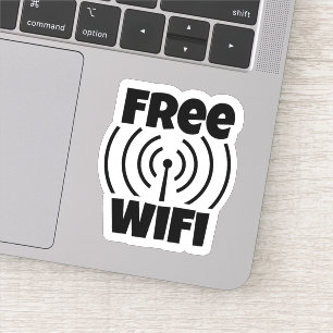 Gratis WIFI Sticker