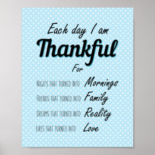 Gratis woorden en waardering citeren positief denk poster