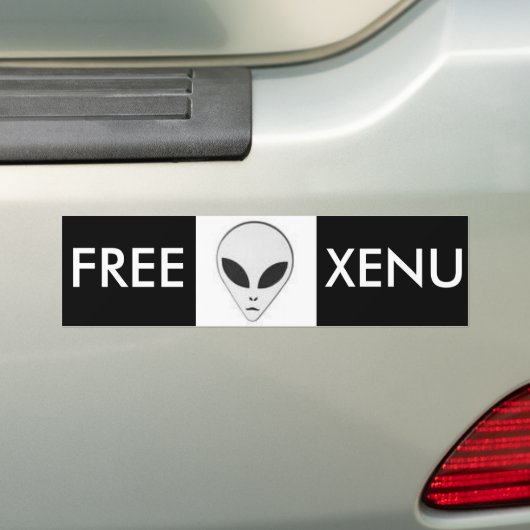 Gratis Xenu Bumpersticker (Op auto)