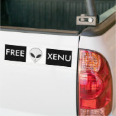 Gratis Xenu Bumpersticker (Op Truck)