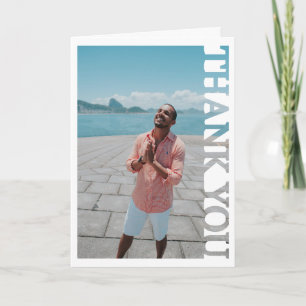 Gratis zegen Foto Frame Dank je wel Bedankkaart
