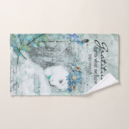 Gratitude (Serviette à main)