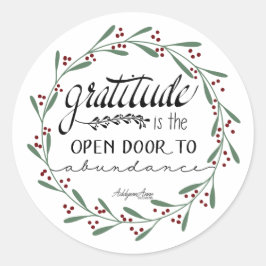 Gratitude-Abundance Stickers