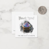 *~ Gratitude AP62 MERCI Mini Carte Note (Devant/Arrière en situation)