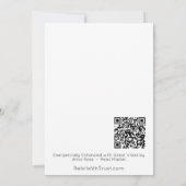 *~ Gratitude AP99 MERCI Carte Note (Dos)