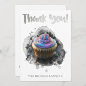 *~ Gratitude AP99 MERCI Carte Note (Devant / Derrière)