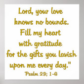 Gratitude Attitude Poster (Voorkant)