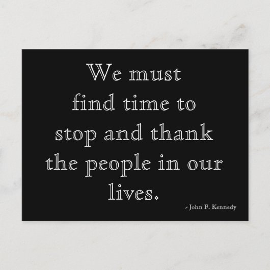 Gratitude Briefkaart (Voorkant)