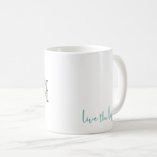 GRATITUDE CAFÉ MUG (Devant droit)