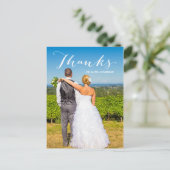 Gratitude | Carte postale Mariage photo (Debout devant)