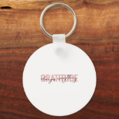 Gratitude Changes Everything Motivational Sitive M Sleutelhanger (Voorkant)