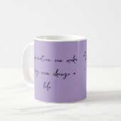 Gratitude Citation Inspirationnelle Mug (Devant gauche)