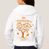 Gratitude d'action de grâces enfants Sweat - shirt (Dos)