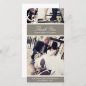 GRATITUDE DE CRÈME CHIC | CARTE DE REMERCIEMENTS m (Devant / Derrière)