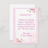 Gratitude de l'Express Simplement : Cartes de reme (Devant / Derrière)